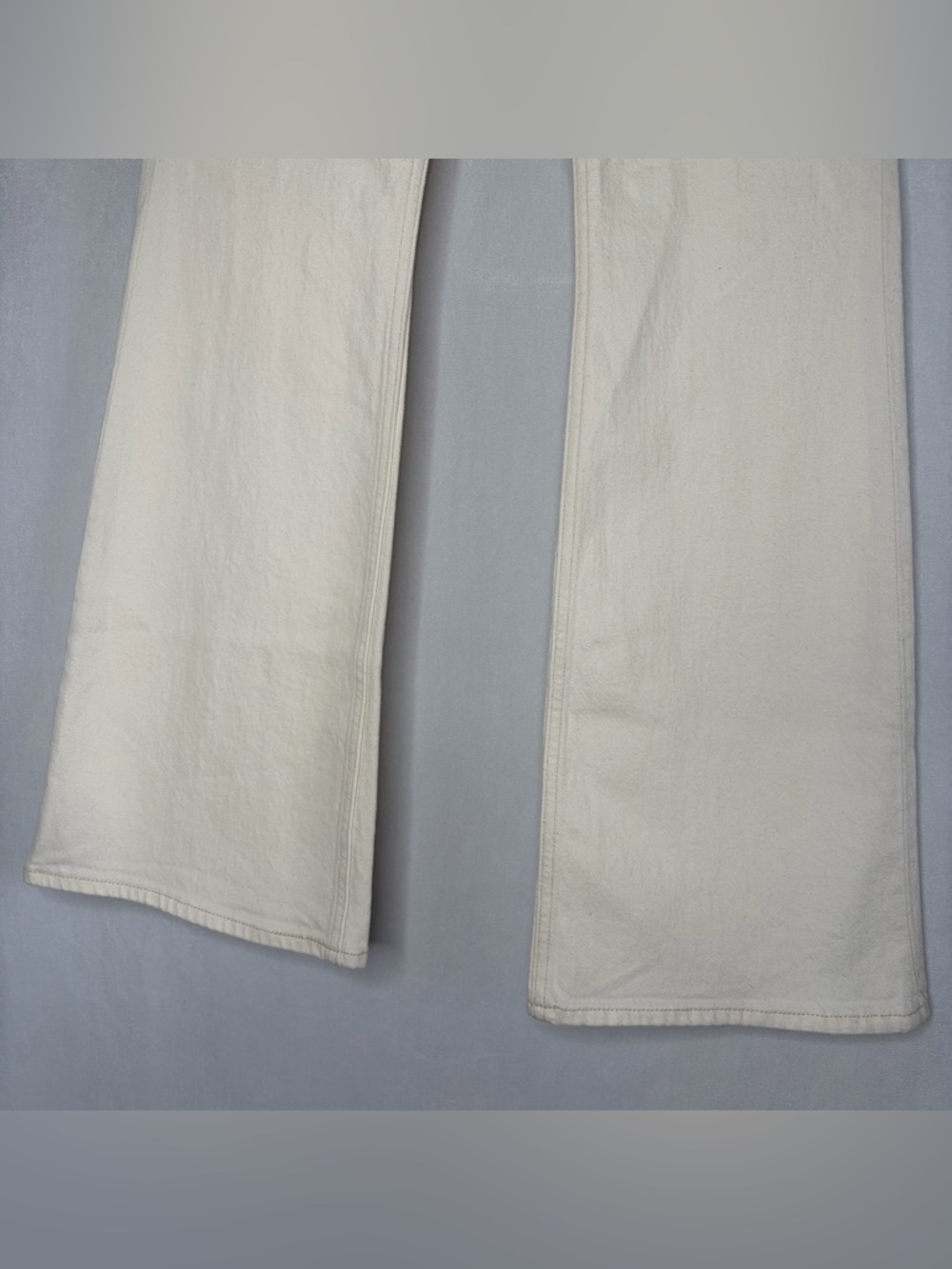 Abercrombie & Fitch Cream Curve Love‎ High Rise Bootcut Jeans - Picture 6 of 7